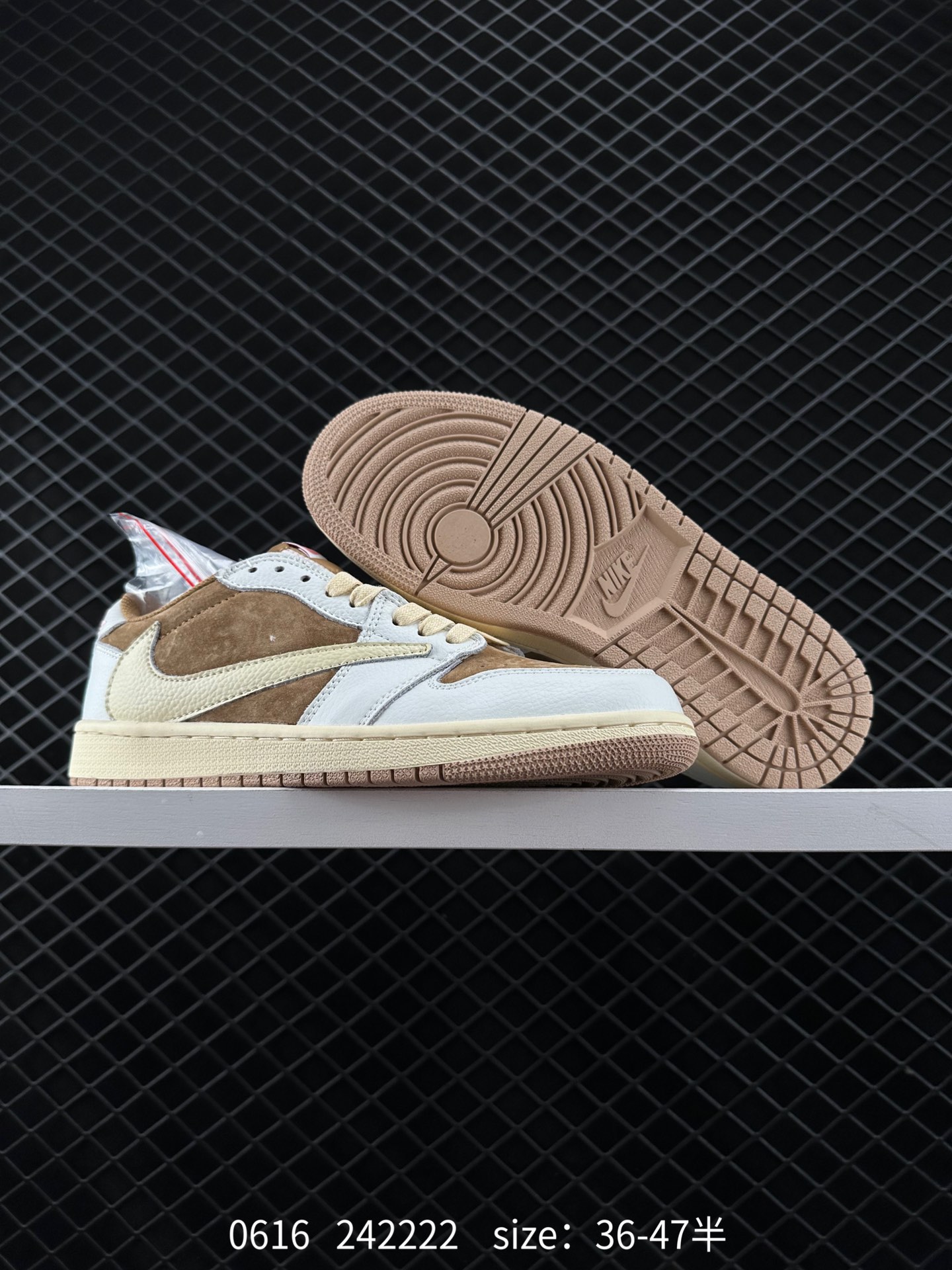 Fragment Design x Travis Scott x Nike Air Jordan 1 Low OG SP”Military Blue”